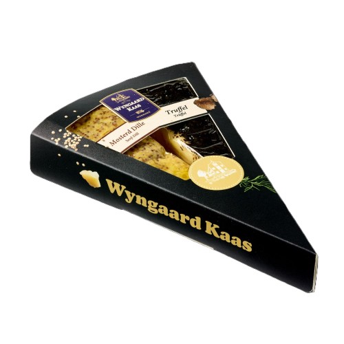 Wyngaard Duo Black - holenderski zestaw serów z musztardą i truflą 2x100g